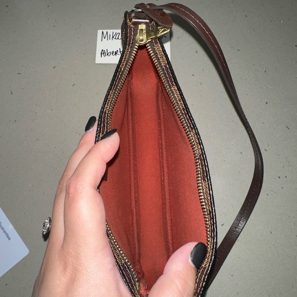 Louis Vuitton Navona Damier Ebene Canvas Pochette Accessories Bag - Picture 6 of 12